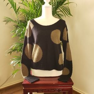 Kensie Polka Dot Sweater